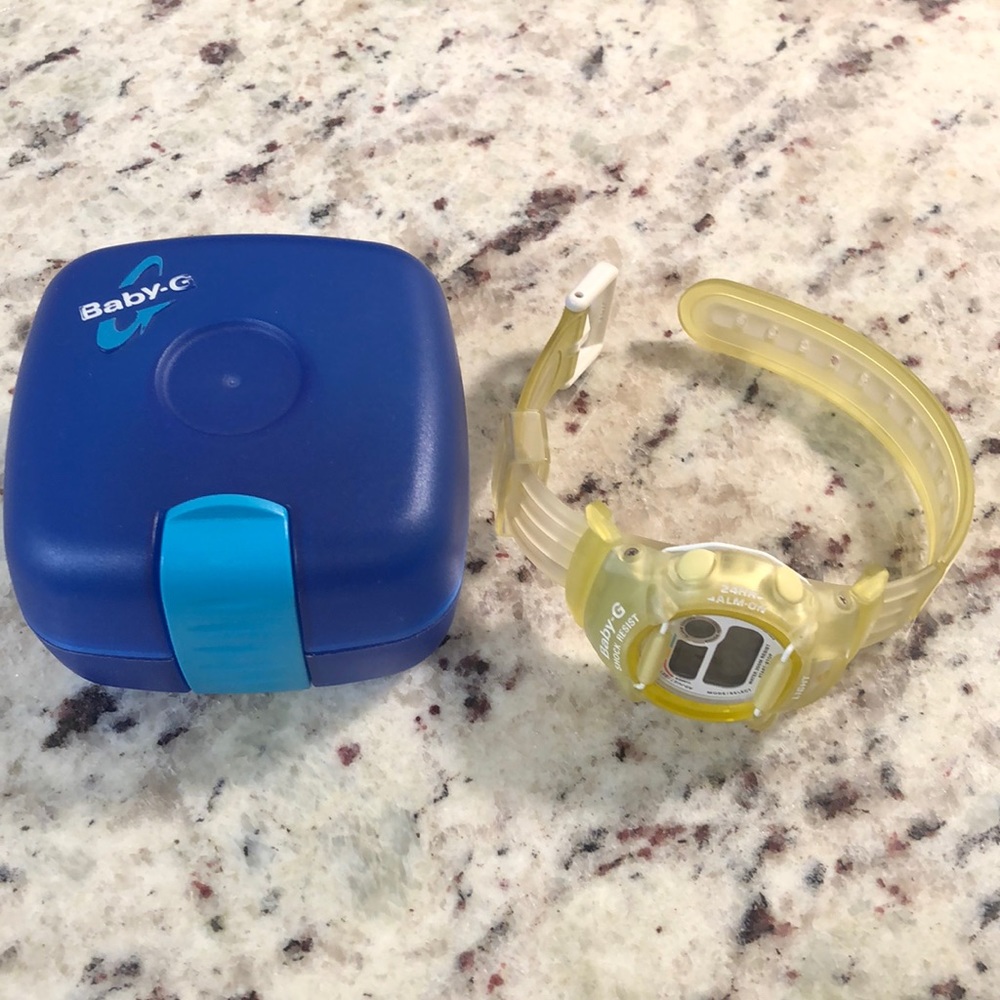 Baby G Watch Yellow